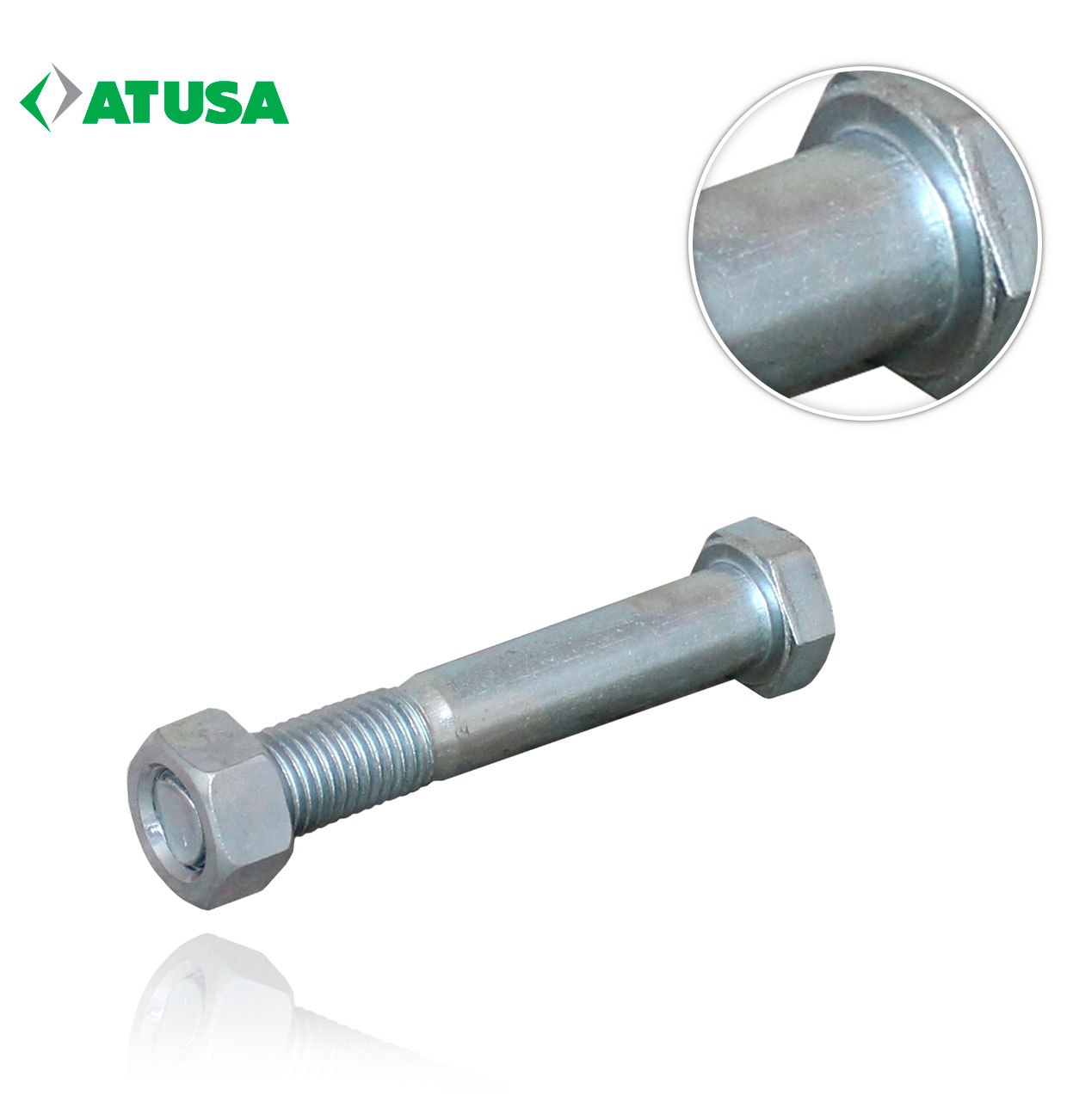 SCREW WITH M16-60 ZINC-PLATED NUT