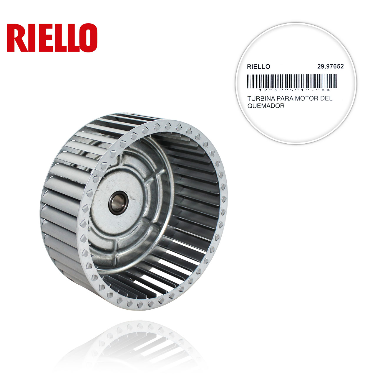 RIELLO 3007652 TURBINE for CRONO15L/L2/G/G2- 20L/L2 - BS3D BURNER MOTOR