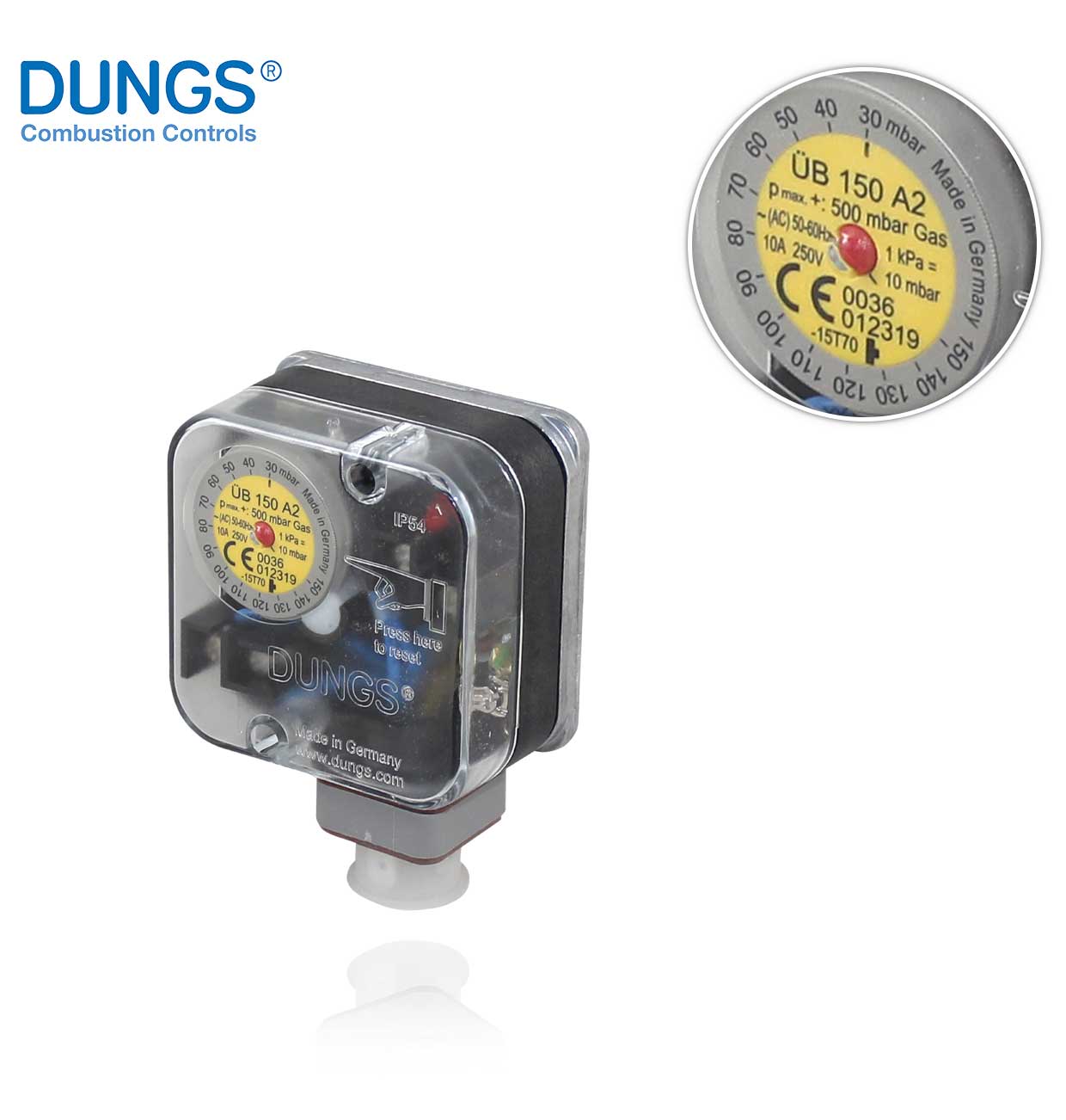 UB 150 A2 DUNGS PRESSURE SWITCH