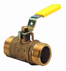 1" MM AENOR LEVER VALVE for vertical gas pipe