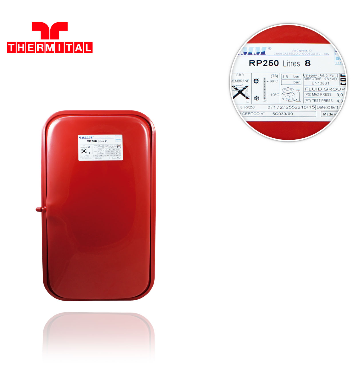 THERMITAL R06200005 8 L EXPANSION VESSEL